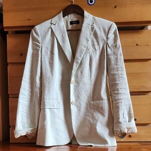 Theory Light Green Linen Blazer